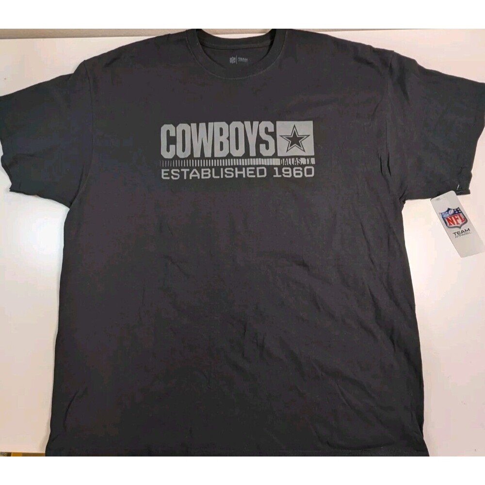 New NFL Dallas Cowboys Black Short Sleeve T-Shirt. (2XL)